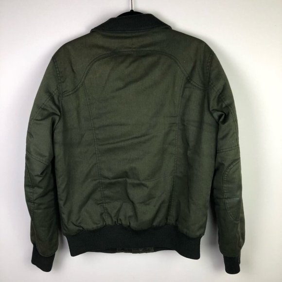 H&M Jackets & Coats Hm Mens Green Bomber Jacket Poshmark